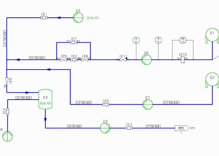 Create and edit intelligent piping and instrumentation diagrams (P&IDs)