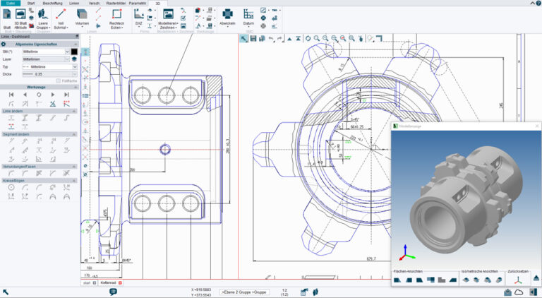 Which materials are required to create a technical drawing