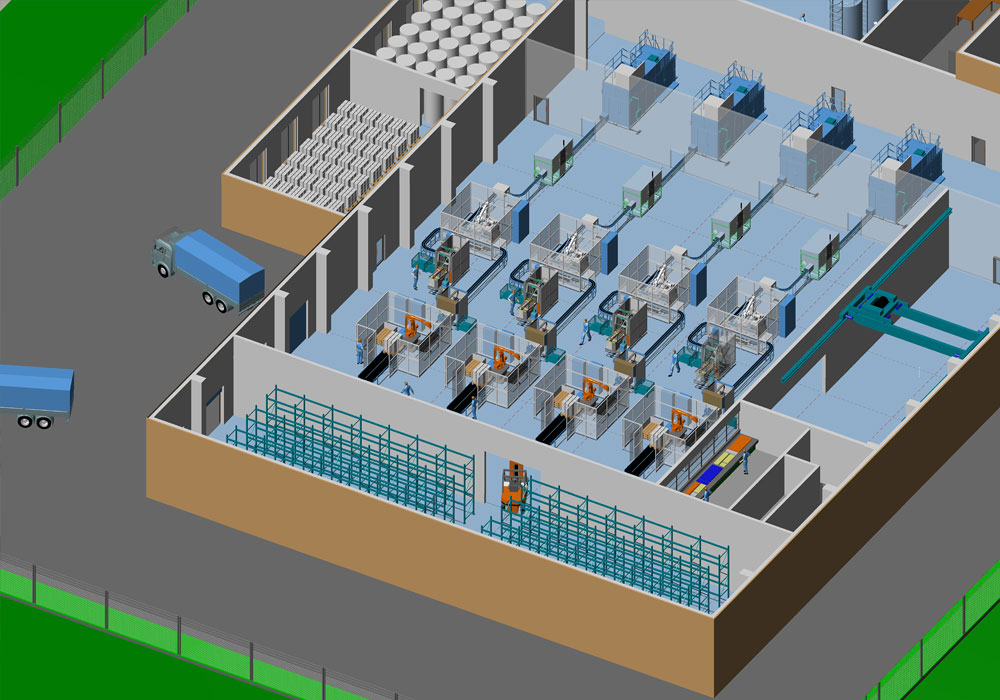 Factory Layout Plant Design 3D Software MPDS4