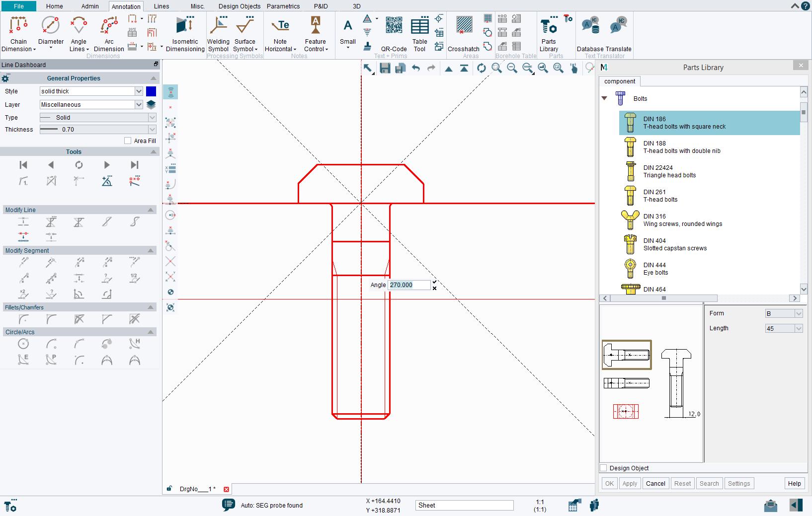Offers a great number of standardised parts for machine, pipework and steel construction design