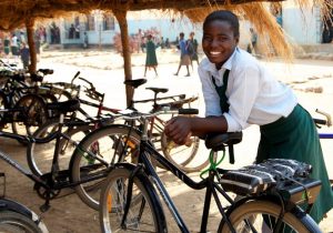 Fundraiser for children and their access to education. Photo: World Bicycle Relief