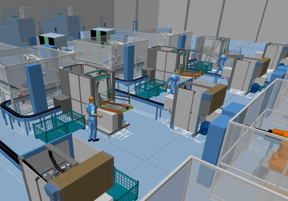 Planning machines for an existing building using M4 PLANT