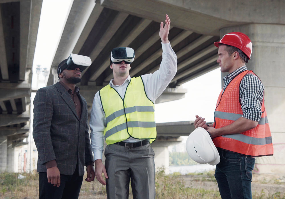 Virtual Reality on the construction site