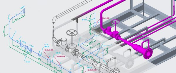 M4 ISO 4 Creo - Motor2 Isometrie für PTC Creo Piping - M4 ISO