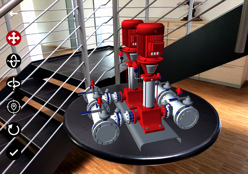 The free version of CAD Schroer's new AR app: i4 AUGMENTED REVIEW