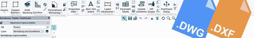 DXF & DWG CAD-Schnittstelle