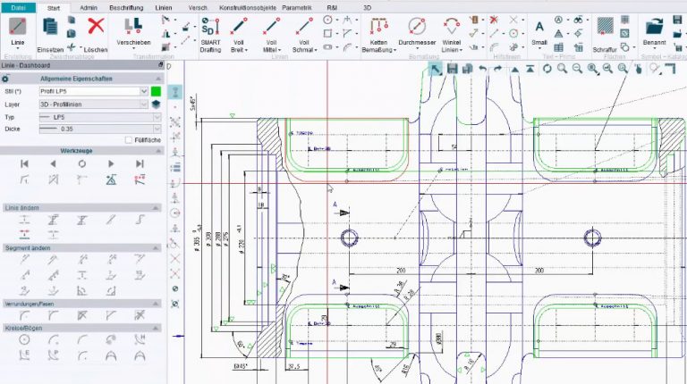 Range of functions of the free cad software | M4 PERSONAL