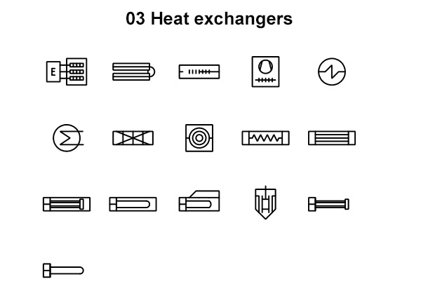 P&ID Symbols Heat Exchangers