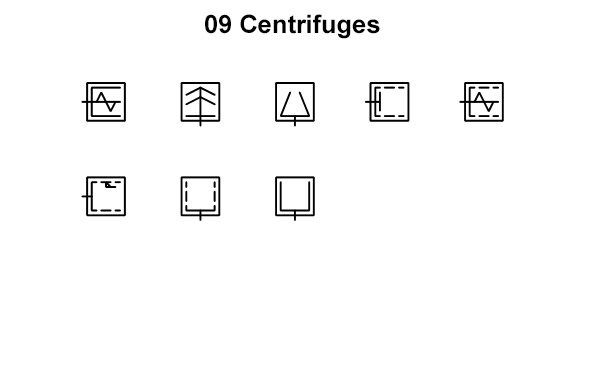 P&ID Symbols Centrifuges