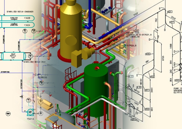 P&ID-driven piping design with M4 PLANT