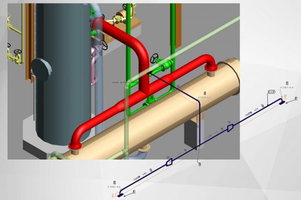 Automatic generation of piping isometrics