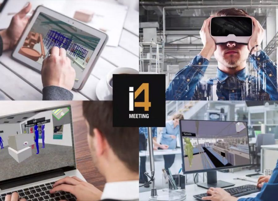 Der Zugriff auf ein i4 MEETING erfolgt via Browser, Tablet, PC oder VR-Brille