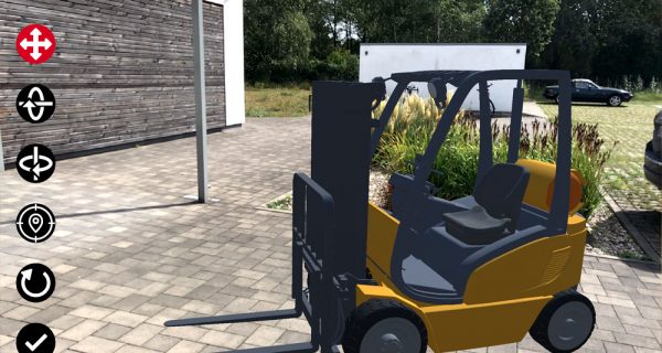 i4 AUGMENTED REVIEW enables the display of 3D models in the real world