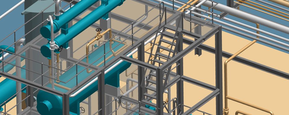 Size-independent 3D design in plant engineering